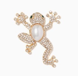 This brooch from Charming Charlie is a great version of the 1950s Jelly Belly pins.