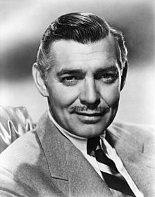 1940s men's mustaches- Clark gable
