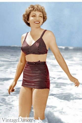 1940s swimwear bathing suit