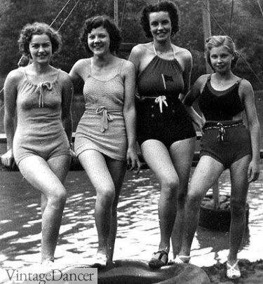 Timeless Beauty: Vintage Photos of 1930s Female Swimsuits
