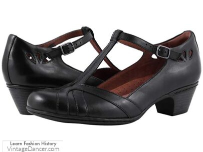 Cobb Hill vintage inspired shoe brand 1920s 1930s heels for women that are comfortable 
