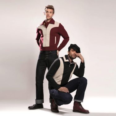 Collectif mens vintage inspired clothing brand. Knitwear, jeans, jackets, shirts, 1940s to 1970s