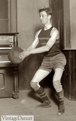 1921 Conrad Espew, student at George Washington University, wear cut of trousers
