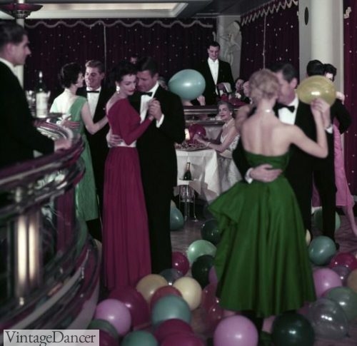 Dancing on a cruise ship, 1950s