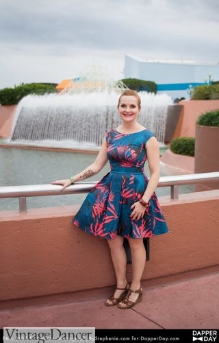 Dapper Day Outfit as the Tropicana Hotel