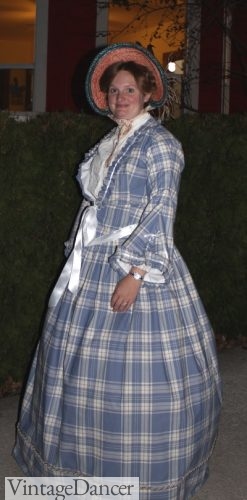 My Custom made Civil War dress from an Etsy seller (no longer online)