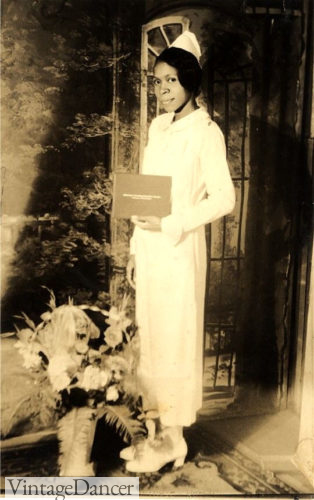 Receiving her Diploma in Nursing degree 1920s