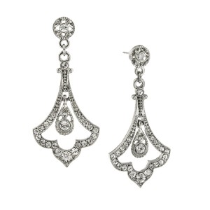 Edwardain style earrings
