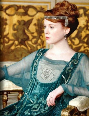 Lavinia's Art Deco headband 1920s Downton Abbey