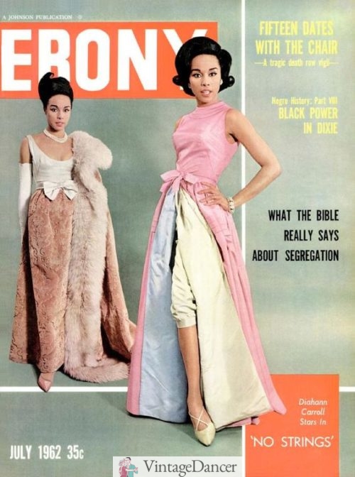 1962 evening dress and hostess gown (pants underneath skirt)