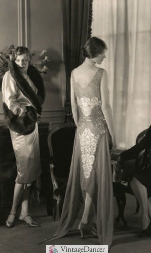 1920s satin dress