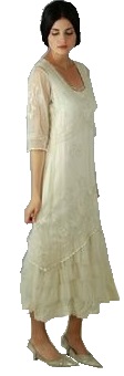 1920s tea dress, lawn dress