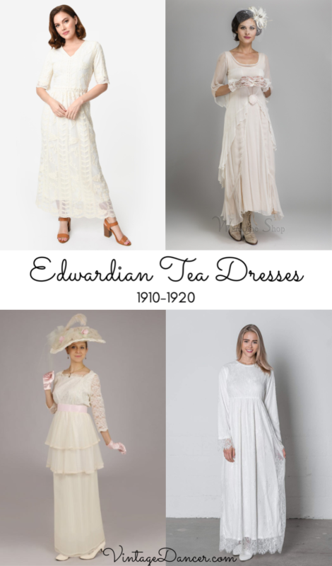 Edwardian inspired tea dresses for sale online.