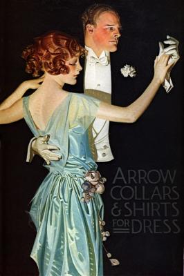 1920s evening wear, means white gloves