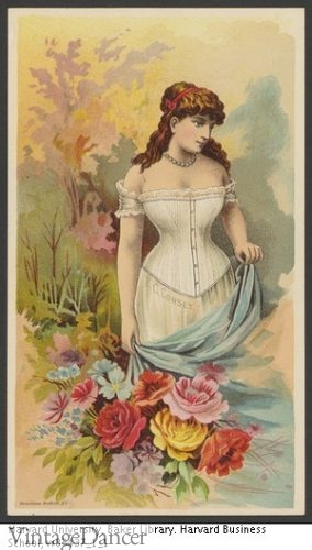 F.C. Corset corset ad Victorian era