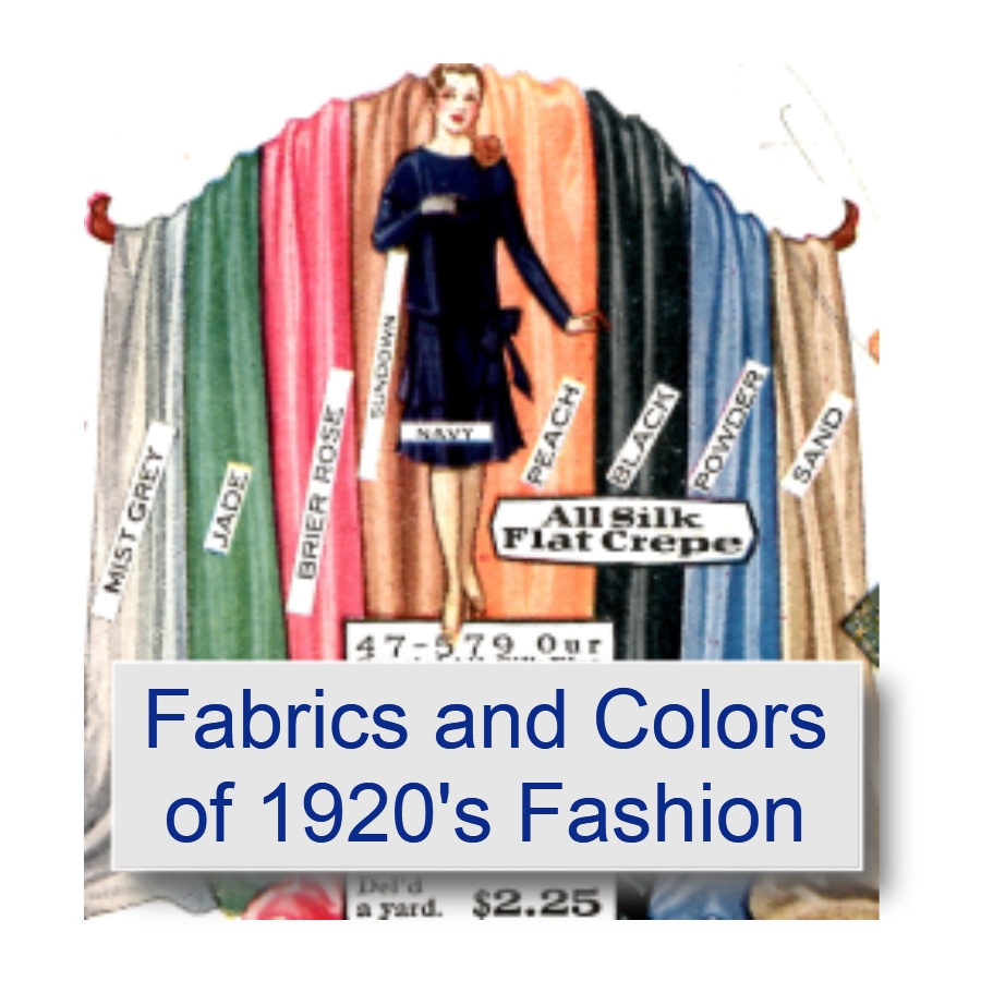 1920s Fabrics and Colors in Fashion