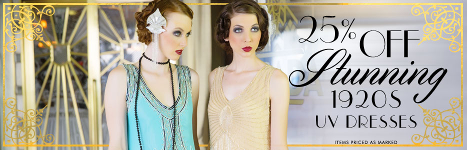 Beaded 1920s Dresses Sale of the Century!