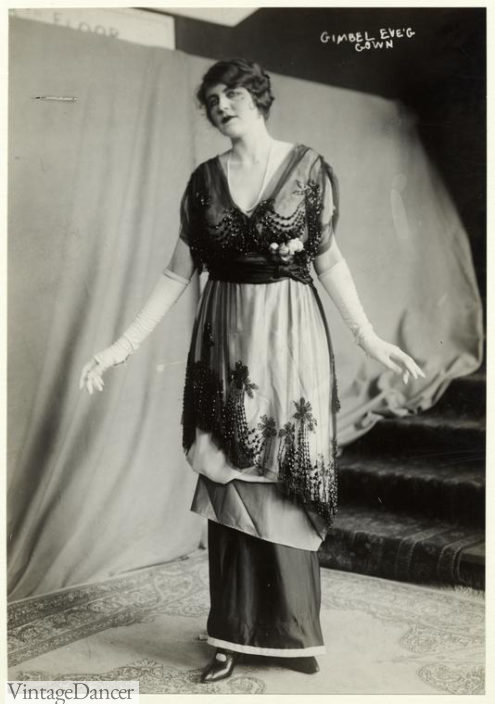 1910s Evening Gowns and Dress History