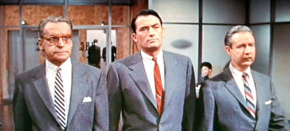 50s mens business clothes, grey suit. Gregory Peck - The Man in the Gray Flannel Suit 