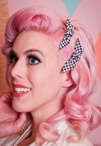 Team these bow clips from Heart of Haute together for a vintage style.