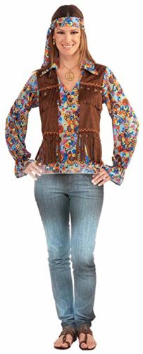 Hippie costume- fringe vest and headband