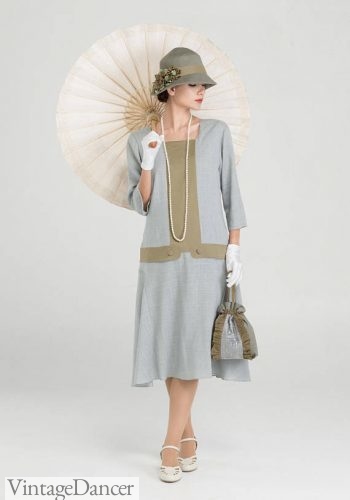 1920s attire, by House of Recollections. Shop daytime dresses at VintageDancer.com