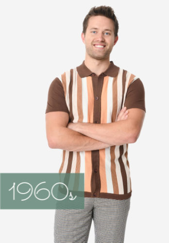 60s mens fashion clothing costumes outfits at VintageDancer
