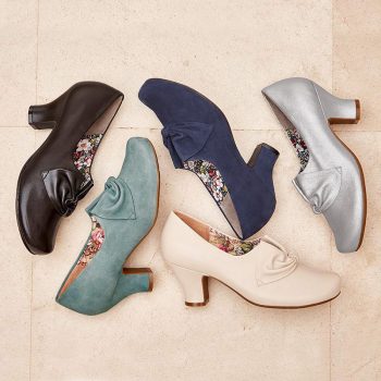 The Donna shoes. These are a popular choice due to the classic style that can easily transition across eras, and the wide color selection available.