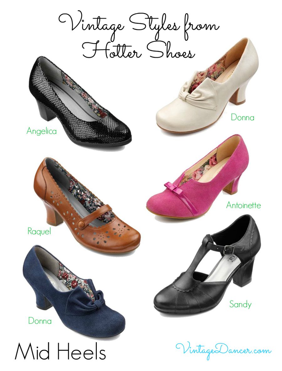 Vintage Inspired Shoe Styles from Hotter Shoes