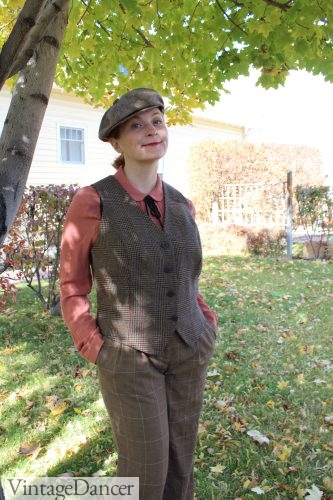Tweed ride outfit