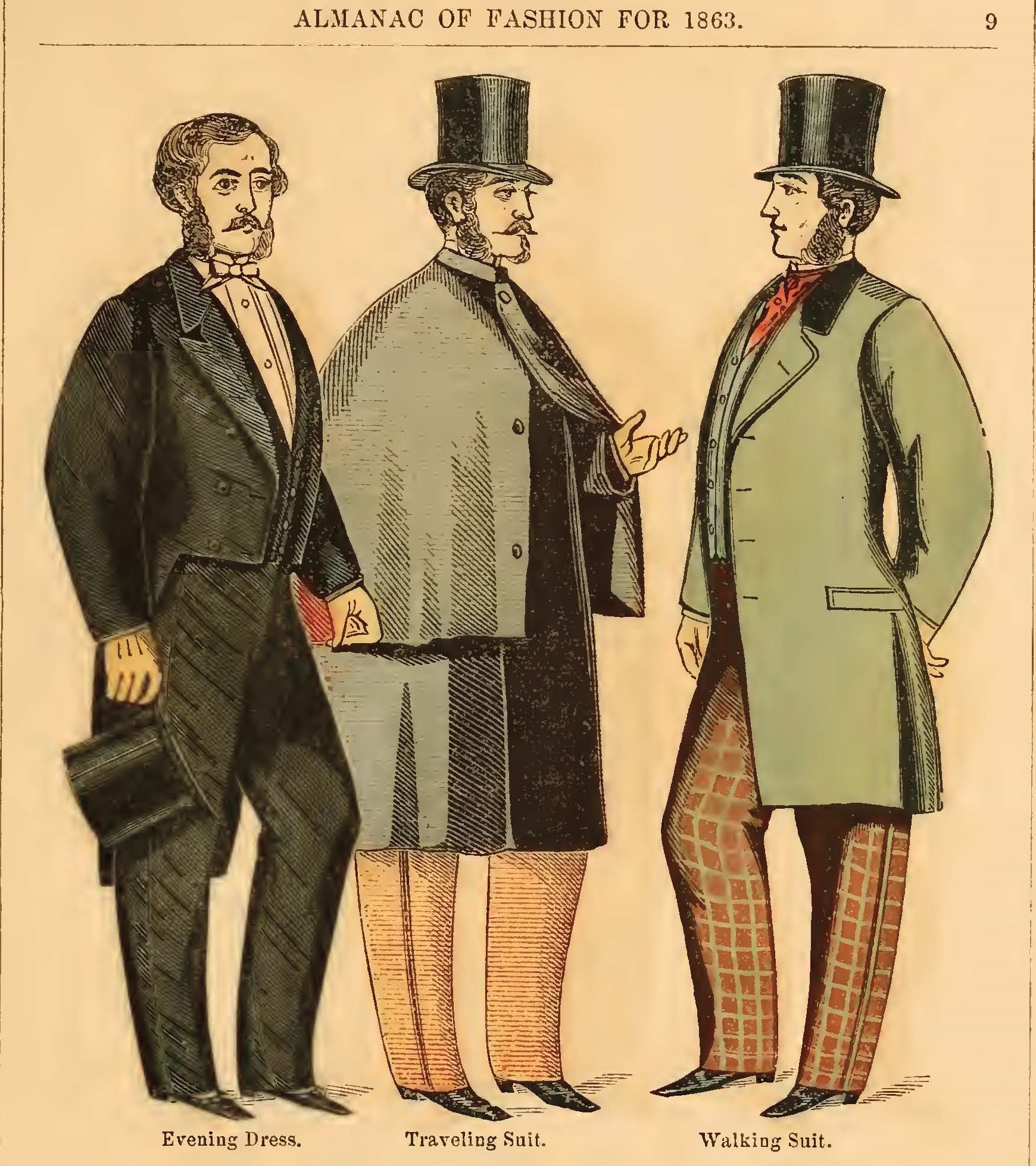 1860 Век мужская мода