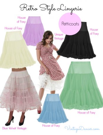 1950s crinolines and 1950s petticoats for sale, to buy online. The best brands, softest materials. 