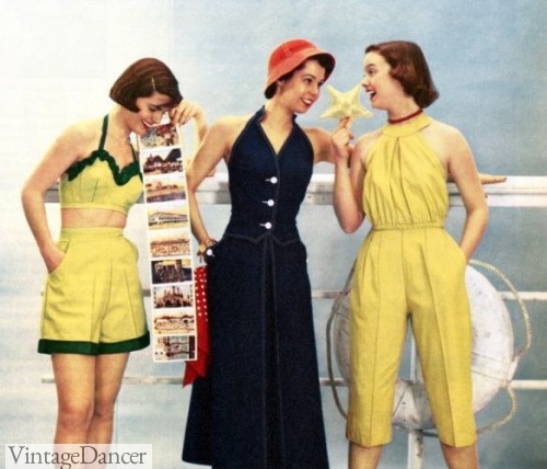 These wonderful leisurewear styles demonstrate the bright, optimistic outlook of the 1950s