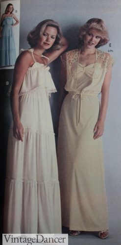 1970s evening dresses
