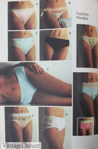 1978 panties underwear bikini cut