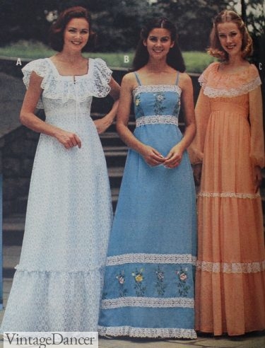 1978 teen girls boho dresses long maxi dress