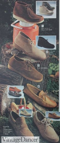 1978 men's suede shoes and boots