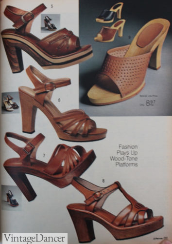 70s Shoes, Platforms, Boots, Heels | 1970s Shoes, Vintage Dancer