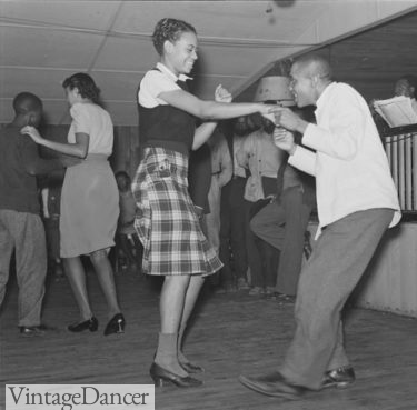 1930s Style Skirts : Midi Skirts, Tea Length, Pleated, Vintage Dancer