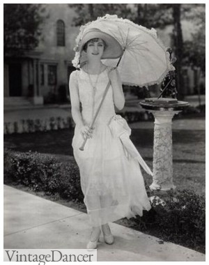 Vintage Style Parasols and Umbrellas, Vintage Dancer
