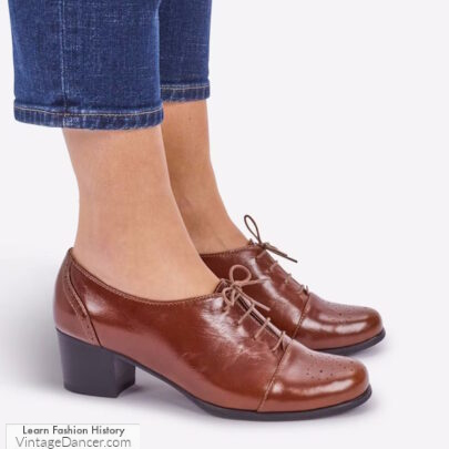 Vintage reproduction oxford shoes by Julia Bo 