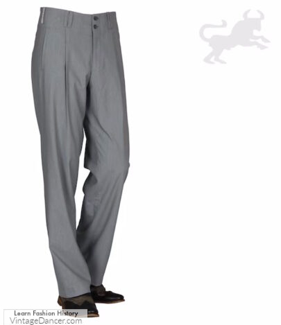 1930s swing dance pants trousers Boogie grey by HK Mandel