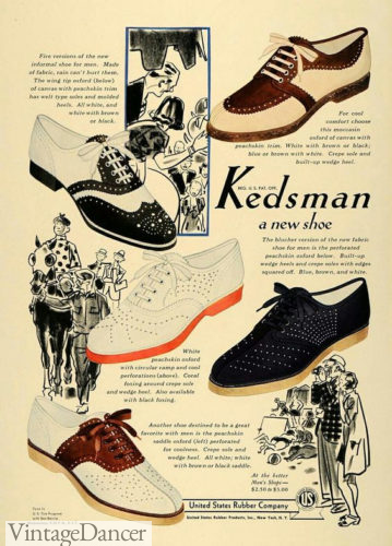 1938 Kedsmen sport shoes 1930s casual sneakers