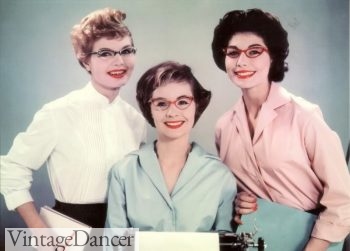 Ladies in cat-eye glasses