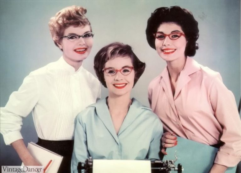 1950s Glasses Sunglasses History For Women 