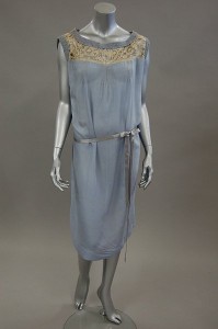 1920s Jeanne Lanvin blue dress