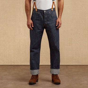 These Levi's 501 jeans are from their vintage collection, based on a style dating to 1915.