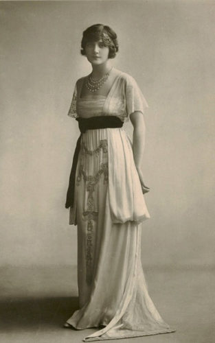 1910 Lily Elsie dinner dress Edwardian
