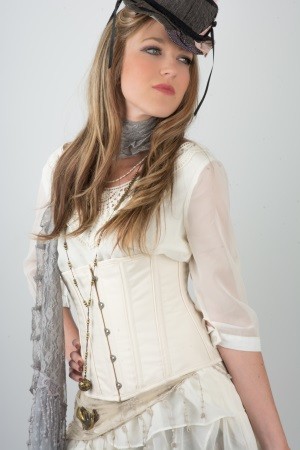 Boho Steampunk Costume. LOVE IT! Corset from Coret Story, Scarves at Bohomonde, clothes from Vintagedancer.com