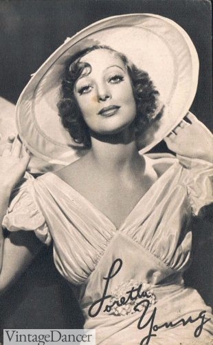1930s Loretto Young and her iconic Halo Hat
